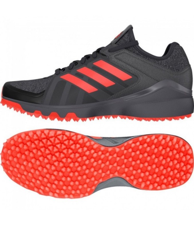 Adidas Lux Hockey Shoes - Black/Red